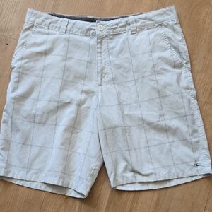 O'Neill Light Gray Plaid Men's Shorts